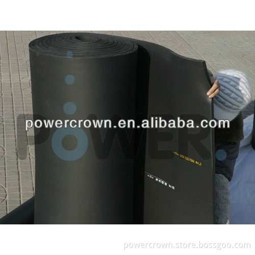Elastomeric air condition black closed cell rubber foam insulation roll